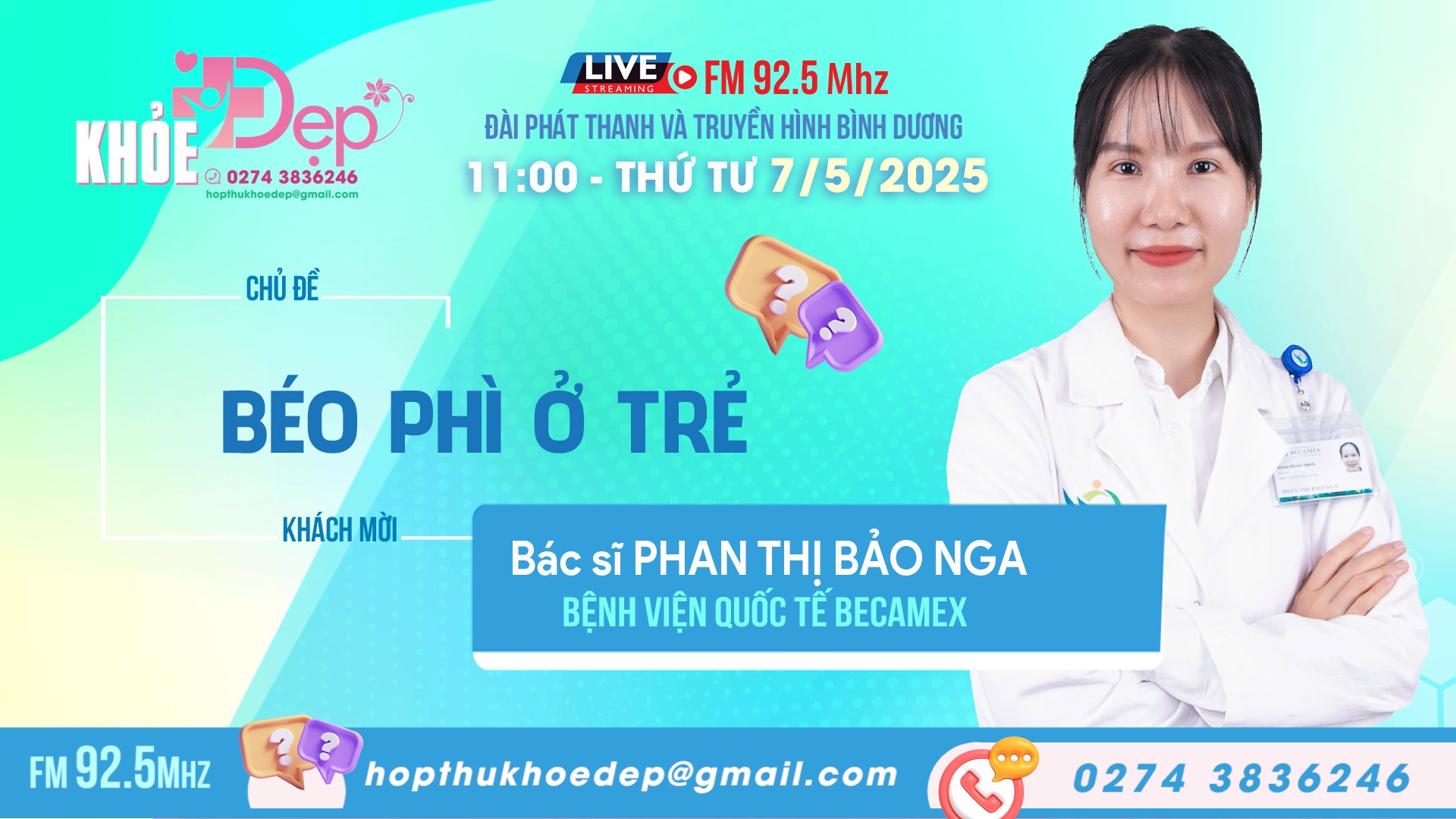 KHỎE VÀ ĐẸP | Chủ đề: BÉO PHÌ Ở TRẺ